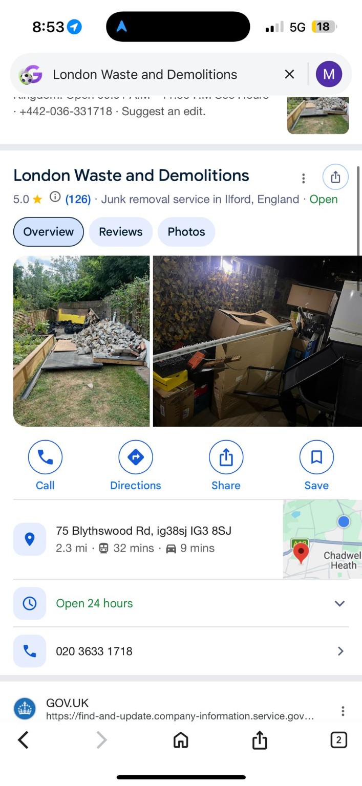Mixed junk removal
